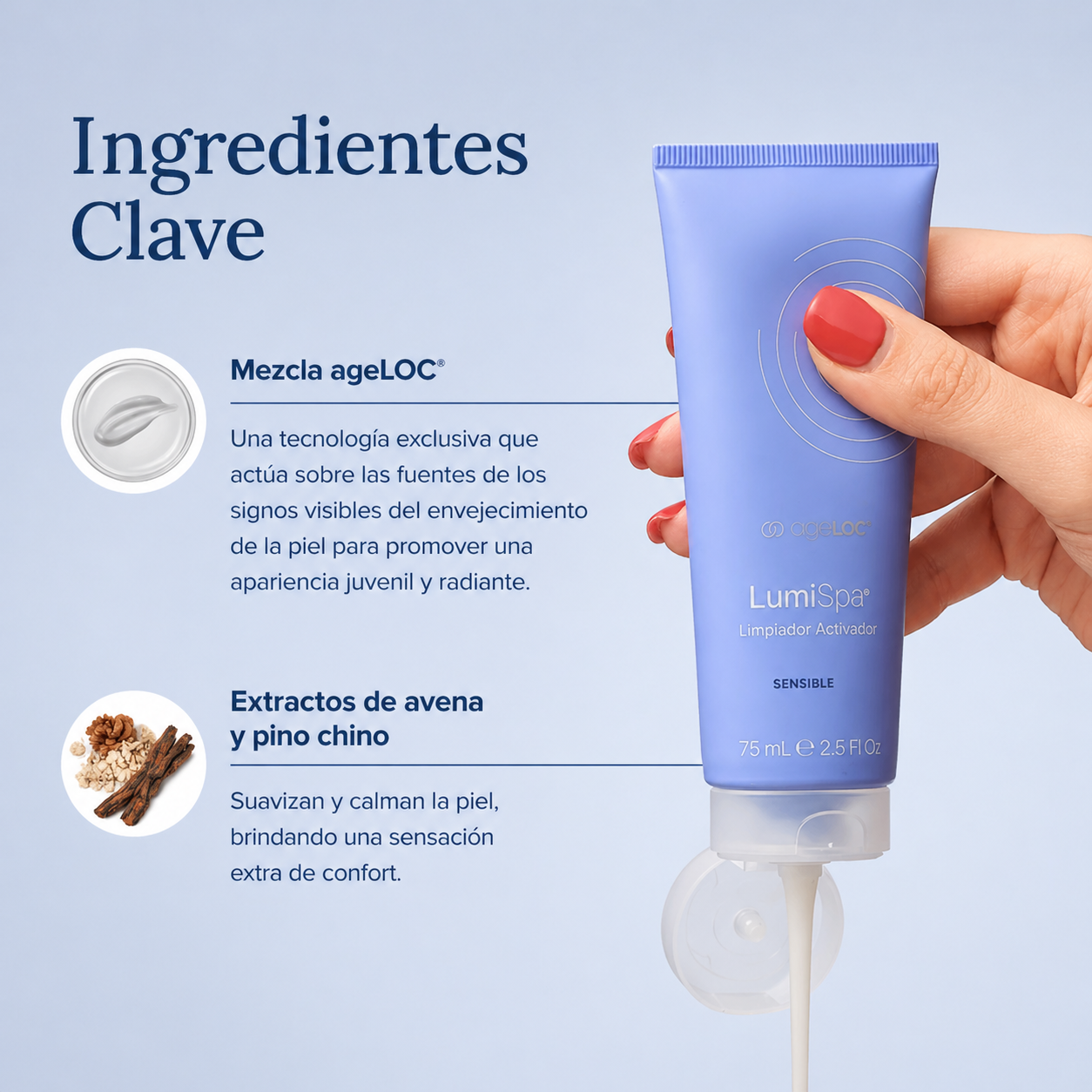 CLEANSER sensitive (limpiador LumiSpa- piel sensible)
