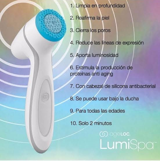 LumiSpa azul (tecnología  con limpiador)