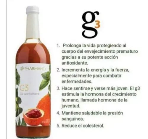 G3 superfrutas (jugo multivitamínico)